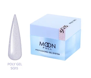 Полігель Moon Full для нарощування нігтів Poly Gel #SQ15, 30 мл