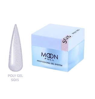 Полігель Moon Full для нарощування нігтів Poly Gel #SQ15, 30 мл