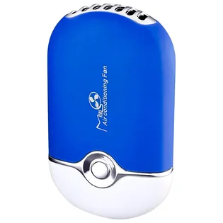 Przenośny wiatraczek USB do przedłużania rzęs, niebieski