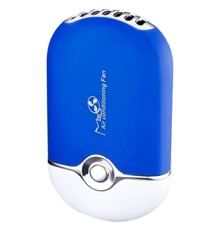 Przenośny wiatraczek USB do przedłużania rzęs, niebieski