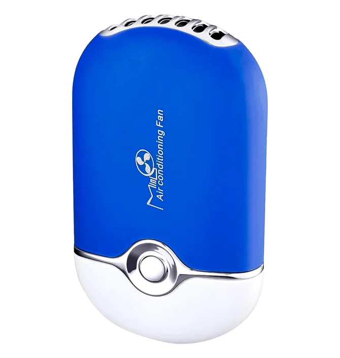 Przenośny wiatraczek USB do przedłużania rzęs, niebieski