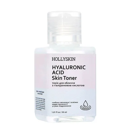 Тонік для обличчя HollySkin Hyaluronic Acid Skin Toner, 30 мл