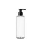 Plastic Bottle, clear, with black dispenser, 100 ml
