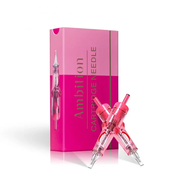 Набір картриджів для татуажу Ambition Pink 0601RL, 0.20 мм, 20 шт