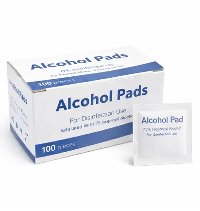 Спиртові серветки Alcohol Pads, 100 шт