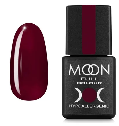 Lakier hybrydowy Moon Full Color #142, burgund, 8 ml