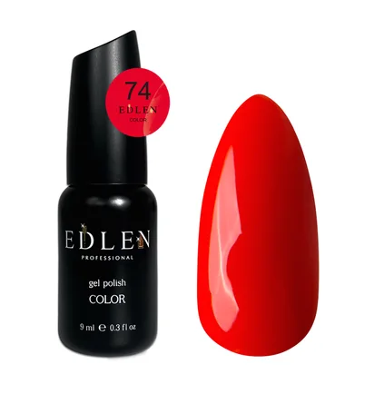 Гель-лак для нігтів Edlen Color #074, 9 мл