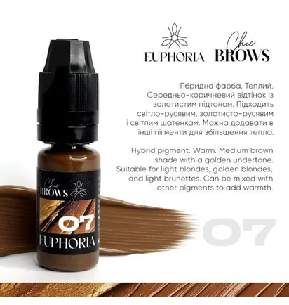 Пігмент для брів Sweet Brows Euphoria Chic Brows #07, 5 мл