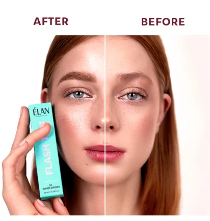 Фарба для брів та вій ELAN Flash Tint Warm Brown #09, 10 мл