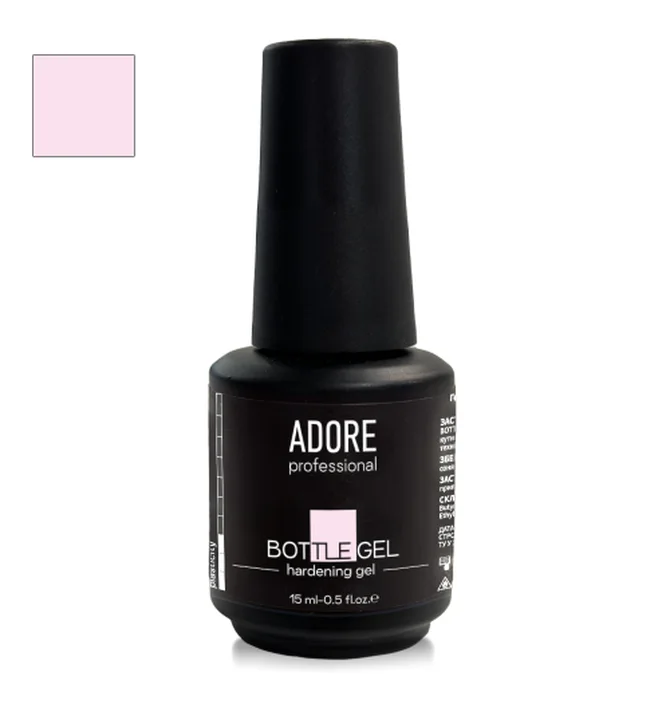 Strengthening Camouflage Gel Adore Professional Bottle Gel Light Pink, 15 ml