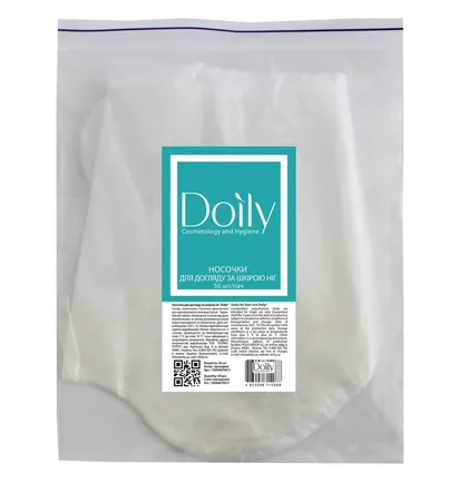 Одноразові шкарпетки для ніг Doily, 50 шт