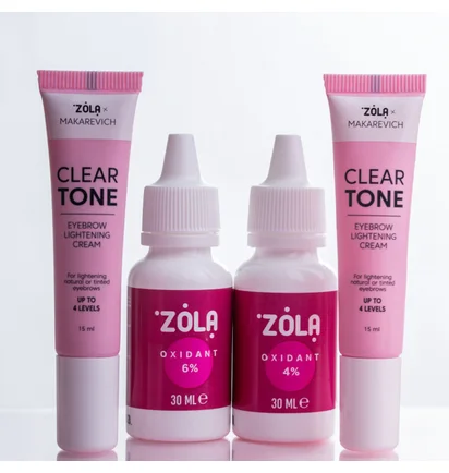 Oksydant do farbowania brwi ZOLA, 4%, 30 ml