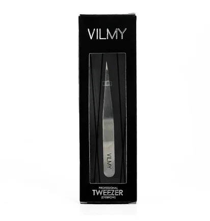 Pointed Brow Tweezers Vilmy SO, silver