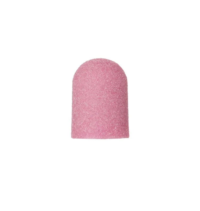 Corundum Sanding Caps for pedicure drill bit, Rounded Cylinder, 10×15 mm, 180 grit