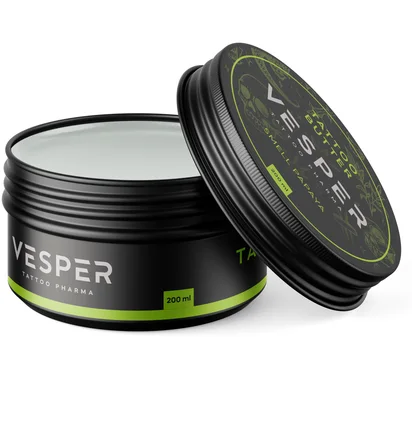 Masło-olejek do tatuażu Vesper, Papaya, 200 ml