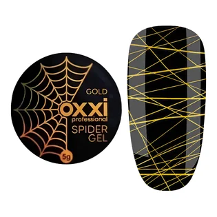 Гель-фарба Oxxi Spider Gel, золото, 5 мл