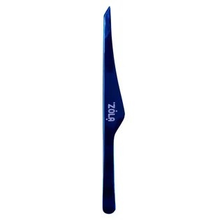 Angled Brow Tweezers ZOLA Premium, Blue