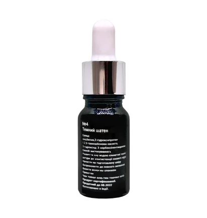 Henna do brwi Permanent Lash&Brow, Ciemny szatyn #4, 10 ml