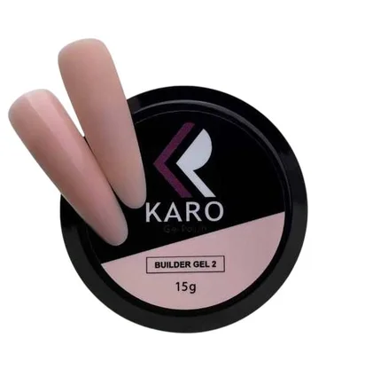 Моделюючий гель для нігтів Karo Builder Gel #2, 15 мл