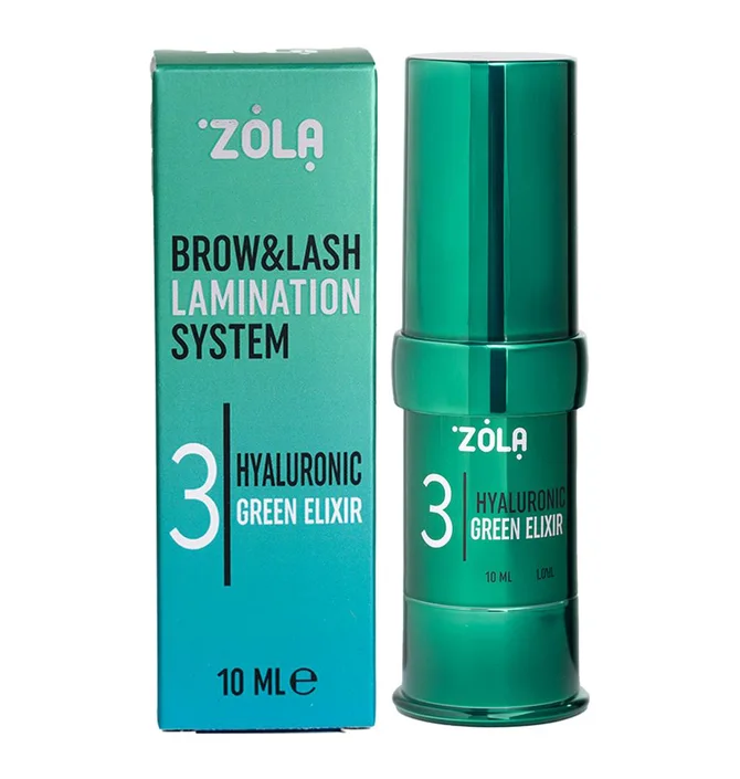 Засіб для ламінування ZOLA Color Lab #03 Hyaluronic Green Elixir, 10 мл