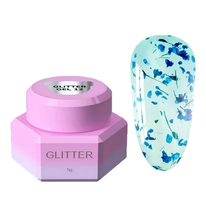 Блискітки для нігтів YouAreCute Glitter Gel, #12, 5г