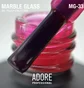 Гель-лак для вітражного покриття нігтів Adore Professional Marble Glass MG-33 Spinel, 8 мл