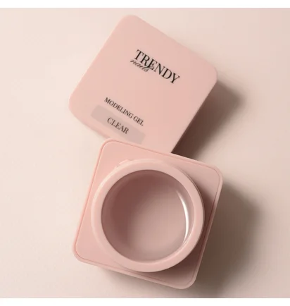 Modeling Gel Trendy Nails, Clear, HEMA/TPO free, 15 ml