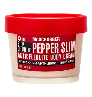 Зігріваючий антицелюлітний крем для тіла Mr.Scrubber Stop Cellulite Pepper Slim, 100 г