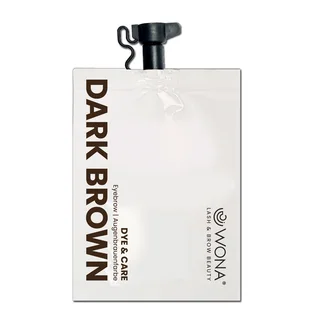 Farba do brwi i rzęs Wona, Dark Brown, 10 ml