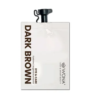 Farba do brwi i rzęs Wona, Dark Brown, 10 ml