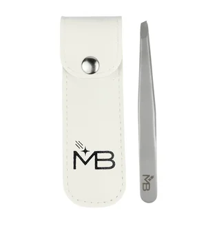 Classic Brow Tweezers Nikk Mole Meeteora Beauty with white case