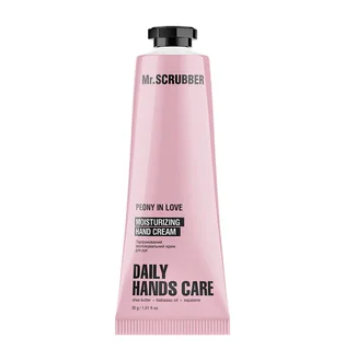 Perfumed Moisturizing Hand Cream Mr.Scrubber, Peony in Love, 30 g
