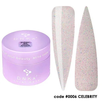 Гель для нарощування нігтів DNKa' Builder Gel #0006 Celebrity, 30 мл