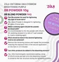 Освітлювальна фіолетова пудра для брів ZOLA BB, Blond Powder, 10 г