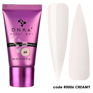 Acrygel DNKa' #0006 Creamy, tube, 30 ml