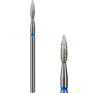 Алмазна насадка Mart, Полум'я, Blue, 2.1×8 мм