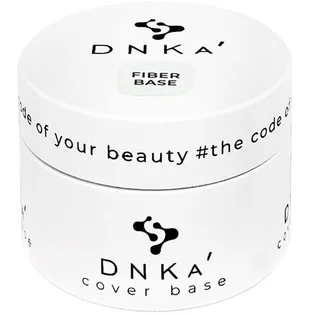 База для нігтів з шовковими волокнами DNKa' Hema/TPO Free Fiber Base, прозора, 30 мл