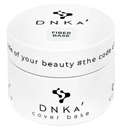 База для нігтів з шовковими волокнами DNKa' Hema/TPO Free Fiber Base, прозора, 30 мл