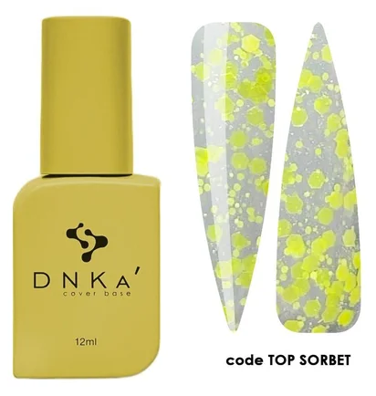 Топ для гель-лаку без липкого шару DNKa' Top Sorbet, 12 мл