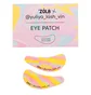 Силиконовые патчи ZOLA x Yuliya Lash Vin, желто-розово-голубые, 1 пара