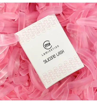 Zestaw wałków do laminacji My Lamination Silicone Lash Mix, wypukłe różowe, rozmiar XM, 5 par