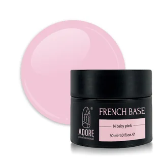 Камуфлююча база Adore Professional French Base №14 Baby Pink, 30 мл