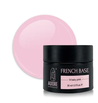 Камуфлююча база Adore Professional French Base №14 Baby Pink, 30 мл
