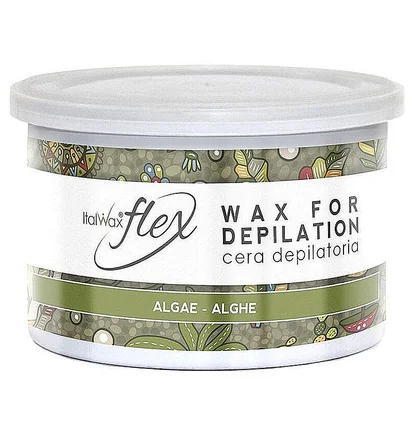 Теплий віск у банці Italwax Flex, Algae (Водорості), 400 г