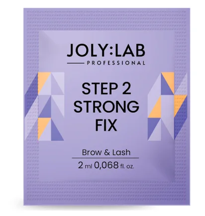 Средство для ламинирования бровей и ресниц JolyLab Strong, Step 2, 2 мл
