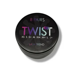 Набір валиків для ламінування вій Lash Trend Twist 2.0, розмір XS/S/S+/M/XM/M+/L/L+, 8 пар