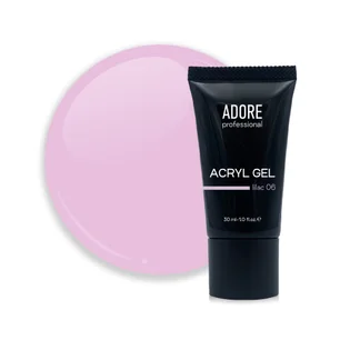 Камуфлюючий акрил-гель для нігтів Adore Professional №06 Lilac, 30 мл