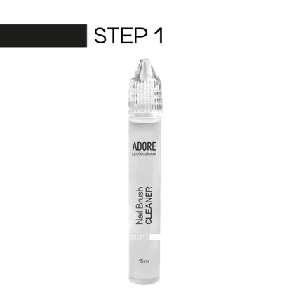 Brush care kit Adore Professional Nail Brush Care System, 2×15 ml