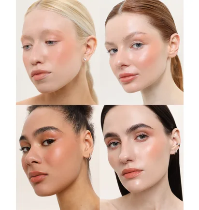 3-in-1 Lipstick-Blush-Eyeshadow Unico Multi Tasker Makeup, Sunset, 5 g