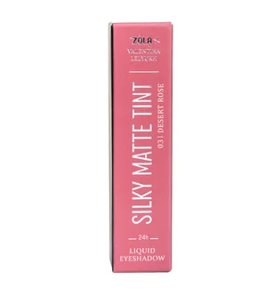Рідкі тіні для повік ZOLA x Valentina Lelyukh Silky Matte Tint, Desert Rose #03